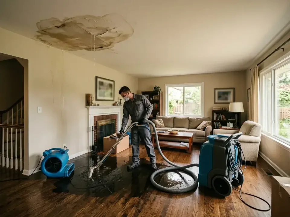attic-pipe-burst-ceiling-drip-008 — frequently asked questions, Water Damage Restoration & Carpet Care in Hannibal, MO